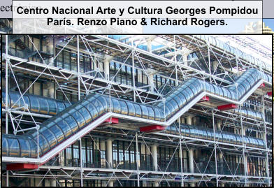 Centro Nacional Arte y Cultura Georges Pompidou Pars. Renzo Piano & Richard Rogers.
